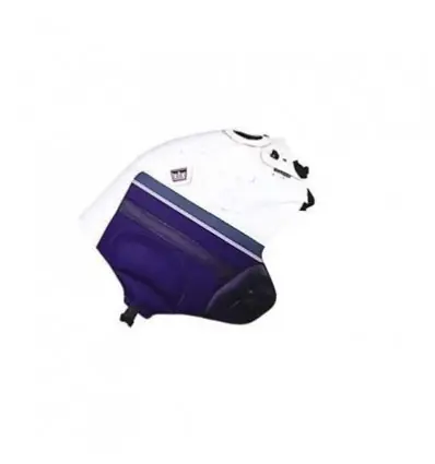 Spedito Oggi Copriserbatoio Bagster per Yamaha XTZ 750 Super Tenere in similpelle bianco e blu cina 92-97-