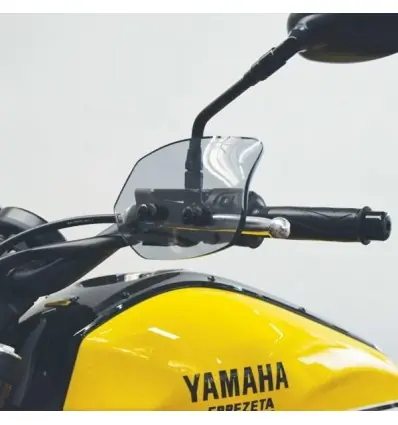 Coppia di paramani Isotta per Yamaha XSR 700-Fumè chiaro Popolare