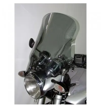 Professionale Cupolino Isotta sportivo ad inclinazione variabile per BMW R1150R 00-06-Fumè chiaro