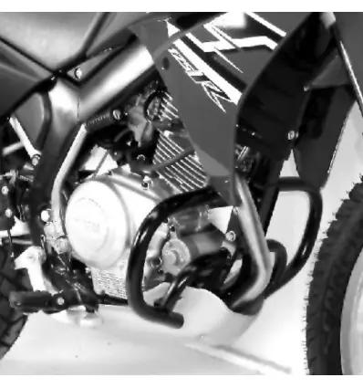 Vendita Finale Paramotore nero Hepco & Becker per Yamaha XT125 R/X dal 2005-