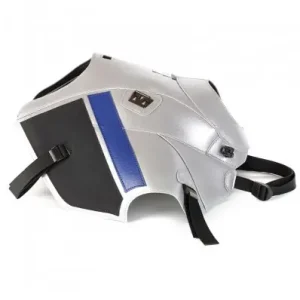 Copriserbatoio Bagster per Yamaha XTZ 660 Tenerè in similpelle argento, blu e nero opaco- Bestseller