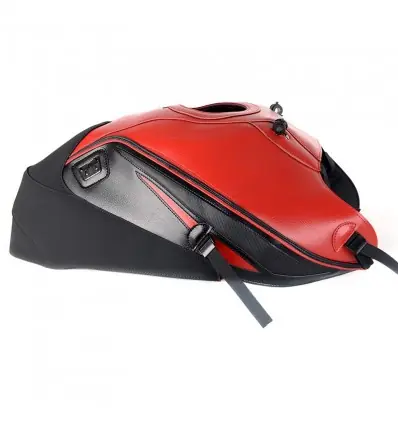 Soddisfatti O Rimborsati Copriserbatoio Bagster per Honda CB 1000R 08-17 in similpelle rosso e carbonio-