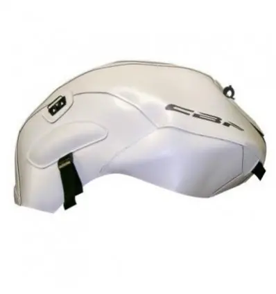 Super Prezzo Copriserbatoio Bagster per Honda CBF 500 04-07, CBF 600N 04-07 e CBF 1000 04-13 in similpelle bianco-
