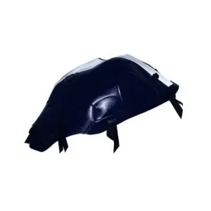 Copriserbatoio Bagster per Ducati Monster 600, 620,695,750,1000 e S4, S2R, S4R/S 00-08 in similpelle blu scuro e bianco- Promozione Esclusiva