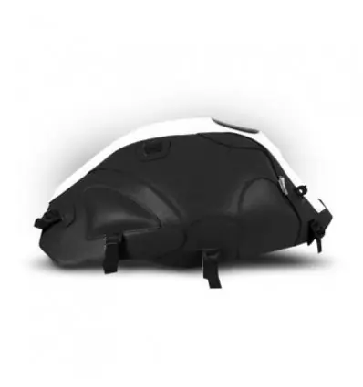 Compra Adesso Copriserbatoio Bagster per Ducati Monster 600, 620,695,750,1000 e S4, S2R, S4R/S 00-08 in similpelle nero e bianco-
