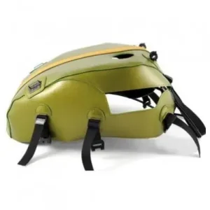 Copriserbatoio Bagster per Triumph Bonneville T100/SE, Scrambler e Thruxton dal 2008 verde e giallo- Di Tendenza