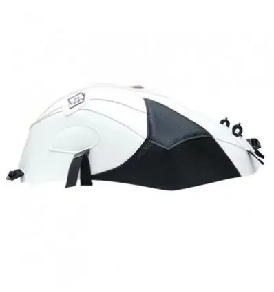 Copriserbatoio Bagster per BMW S1000RR fino 2014 in similpelle bianco carbon look- Professionale