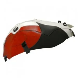Copriserbatoio Bagster per BMW S1000RR fino 2014 in similpelle bianco rosso e carbon look- Affare