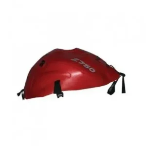 Copriserbatoio Bagster per Kawasaki Z750 e Z750 S 04-06 in similpelle rosso- Ultima Occasione