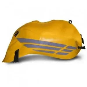 Miglior Prezzo Copriserbatoio Bagster per Honda CBF 600N 08-12 in similpelle giallo oro e acciaio-