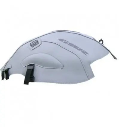 Economico Copriserbatoio Bagster per Suzuki GSR 600 06-11 in similpelle grigio chiaro-