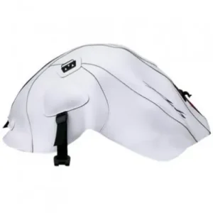 Copriserbatoio Bagster per Yamaha FZ6 Naked 05-09 in similpelle bianco e rosso- Pagamento Sicuro