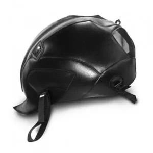 Copriserbatoio Bagster per Ducati Monster 696, 1100, 1100 S, 796, 1100 EVO 08-14 in similpelle nero e striscia grigio cielo- Compra Oggi Stesso