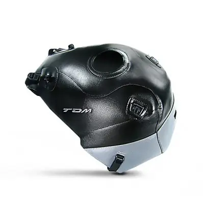 Copriserbatoio Bagster per Yamaha TDM 900 02-13 in similpelle nero e grigio acciaio- Prezzo Di Fabbrica