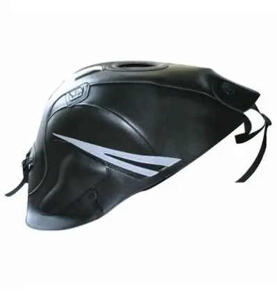 Copriserbatoio Bagster per Suzuki GSX 1300R Hayabusa 08-18 nero, triangolo acciaio e nero- Ordina Subito