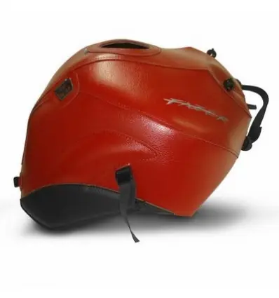 Saldi Copriserbatoio Bagster per Yamaha FZ1 FAZER S CARENATA 06-12 in similpelle rosso scuro-
