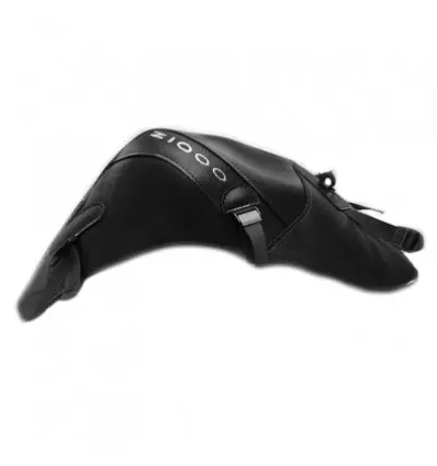 Pagamento Sicuro Copriserbatoio Bagster per Kawasaki Z1000 10-13 in similpelle nero e nero opaco-