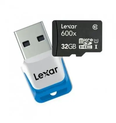 Must-Have Scheda di memoria MicroSD 600x Lexar da 32GB classe 10-