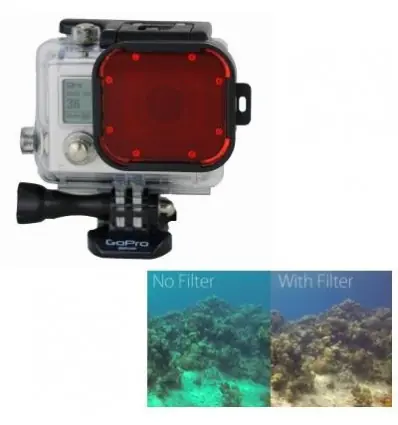 Filtro PolarPro Aqua3 rosso in vetro per GoPro Hero3- Acquista Ora
