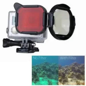 Prezzo Di Fabbrica Filtro PolarPro Switchblade3+ rosso con macro in vetro per GoPro Hero3+-