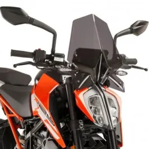 Cupolino Puig Naked fume scuro per KTM Duke 390 dal 2017 al 2023- Di Tendenza