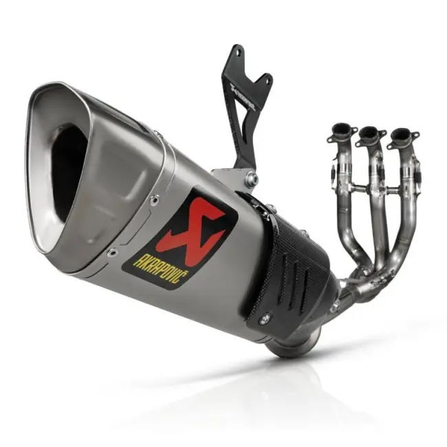 Offerta Lampo Scarico completo racing Evolution Akrapovic titanio per Triumph Street Triple 765-