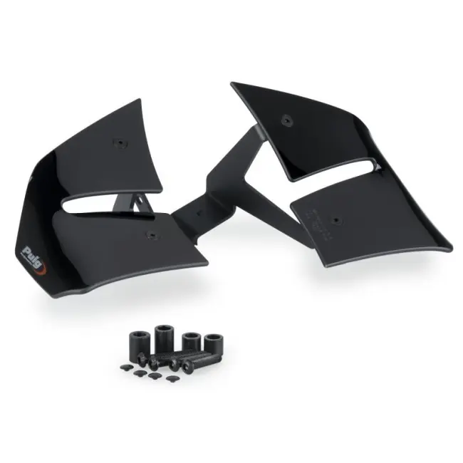 Spoiler laterali Puig D12 per Yamaha MT 07 dal 2025 nero lucido- Occasione