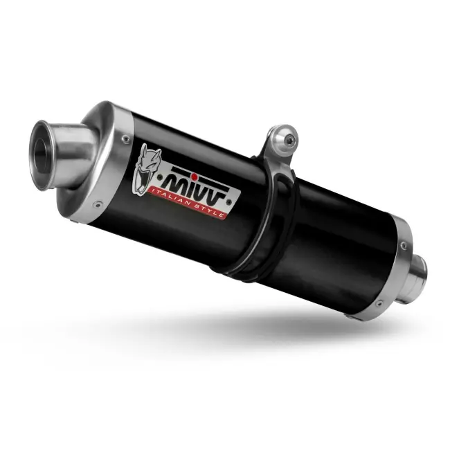 Offerta Limitata Terminale Mivv Oval Inox Black per Yamaha Tenere 700 dal 2025-
