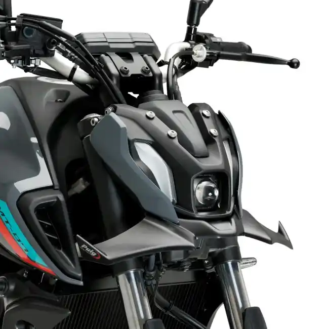 Saldi Spoiler Puig downforce per Yamaha MT 07 21-24 nero opaco-