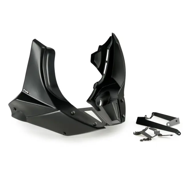 Professionale Spoiler inferiore Puig per Yamaha MT 07 21-24 nero opaco-