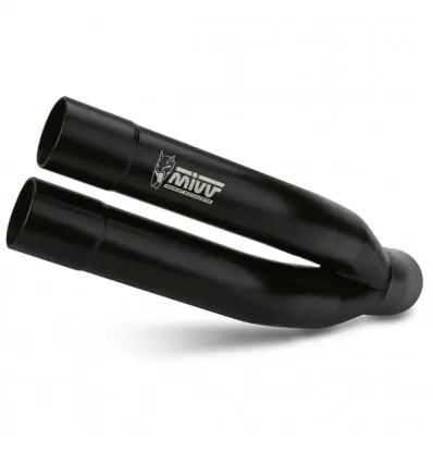 Promozione Terminale Mivv Double Gun Black per Yamaha XJ6 08-15-