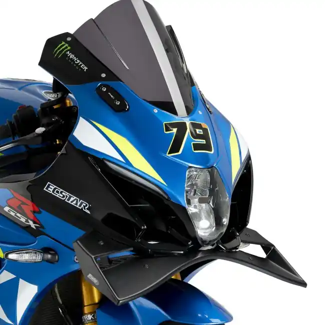 Spoiler Puig downforce per Suzuki GSX-R 1000 dal 2017-Nero Ultimissimo Modello