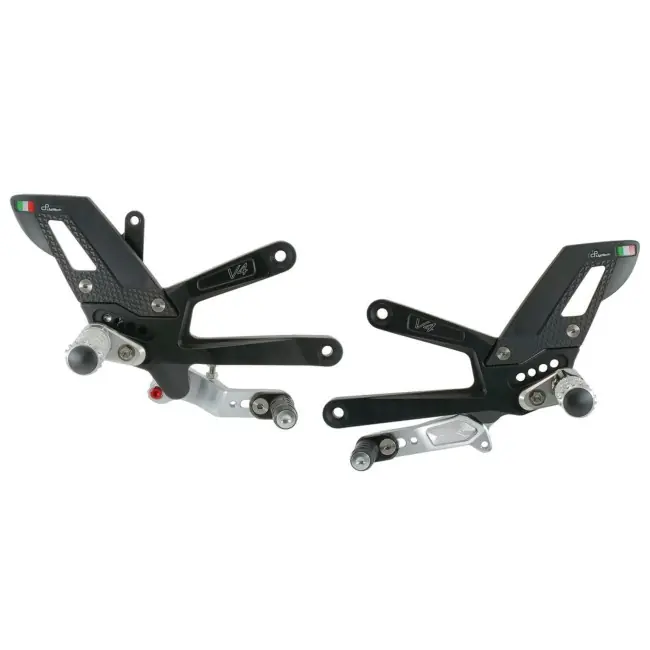 Pedane arretrate regolabili Lightech per Ducati Panigale V4/S dal 2025- Promo Stagionale