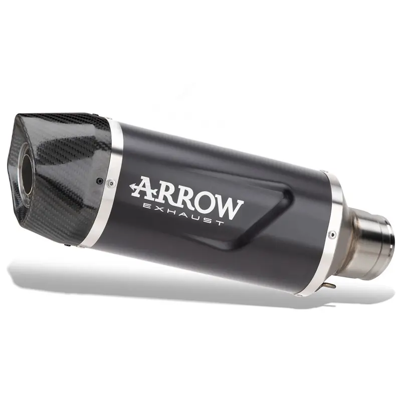 Scelto Dai Clienti Terminale Arrow Indy Race Evo Black Carbon End per Kawasaki ZX-4RR-