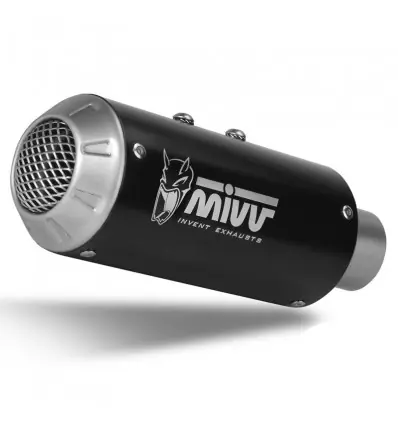 Non Perdere Terminale Mivv MK3 Inox Black per Kawasaki Ninja 125-