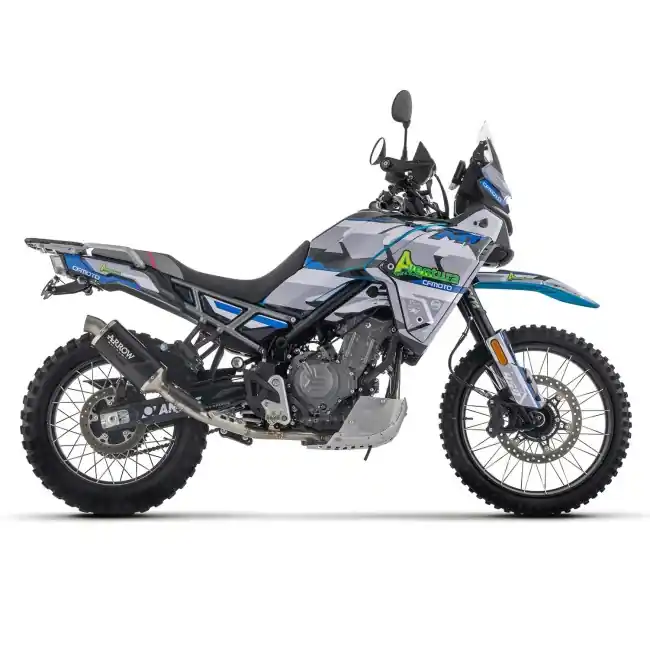 Subito Disponibile Terminale Arrow Indy Race Evo Black per CF Moto 450MT dal 2024-