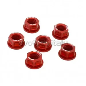 Ultime Pezzi Serie dadi corona Evotech per moto Ducati-Argento