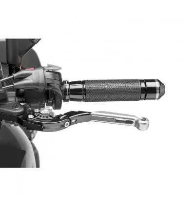Leva frizione regolabile Puig Extendable folding 2.0 per BMW F650 GS, F700 GS, F800 GS...-Argento Consegna Rapida