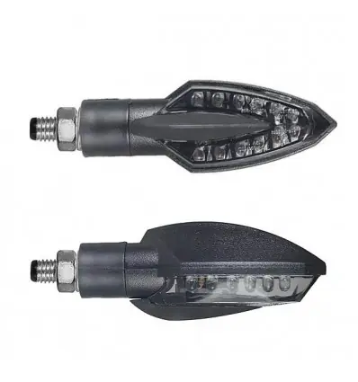 Frecce Chaft Sail a led omologate nere con vetrino fume- Promo Stagionale