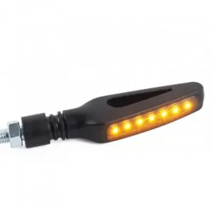 Consegna Rapida Frecce Lightech 925 a led sequenziale omologate nere-