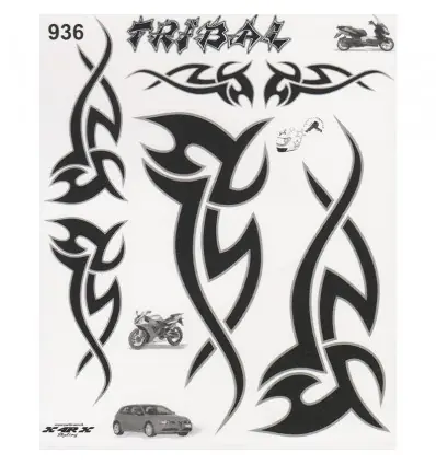 Set adesivi 20x24 cm Tribali- Spedizione Gratuita