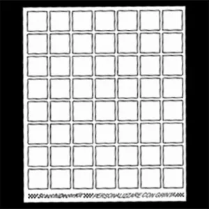 Set adesivi 20x24 cm Scacchi Bianchi- Offerta Lampo