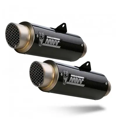 Terminali Mivv GP Pro Carbonio per Ducati Scrambler 1100 18-20- Offerta Del Giorno