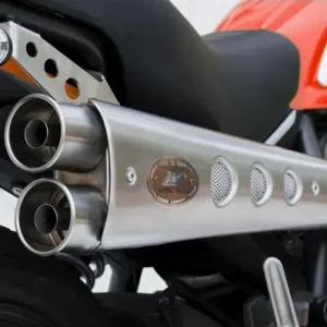 Prezzo Scontato Scarico completo Zard alto in acciaio per Ducati Scrambler 800 15-16-