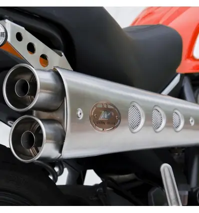 Prezzo Scontato Scarico completo Zard alto in acciaio per Ducati Scrambler 800 15-16-