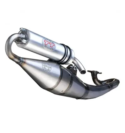 Compra Oggi Stesso Marmitta espansione Leovince Handmade TT per MBK Buxi e Peugeto Trekker, Metal-X, Squab-