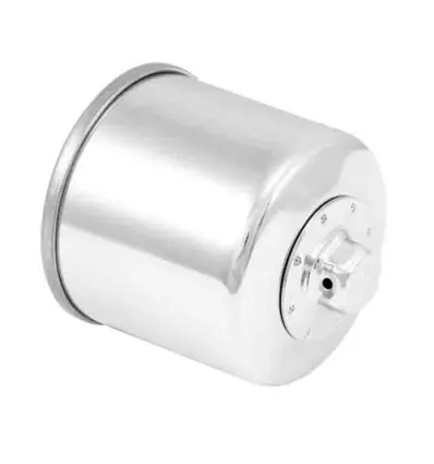 Esclusivo Filtro olio KN 138C cromato per moto Aprilia e Suzuki-