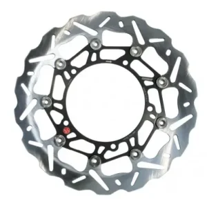 Pagamento Sicuro Disco freno Braking Wave flottante WK101 per Suzuki GSX-R 600, 750 e 1000 dal 2008-Destro