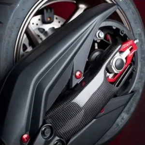 Protezione forcellone Lightech Carbonio lucido per Yamaha T-MAX 530 12-16- Occasione