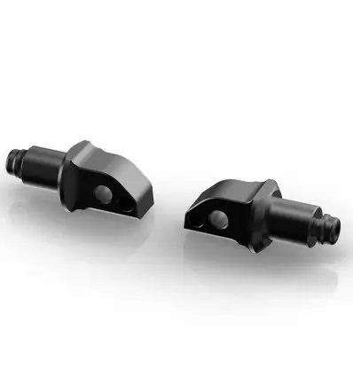 Professionale Adattatori Rizoma PE655B per pedivelle passeggero su Honda CB 650F, CB 1000R, Integra...-